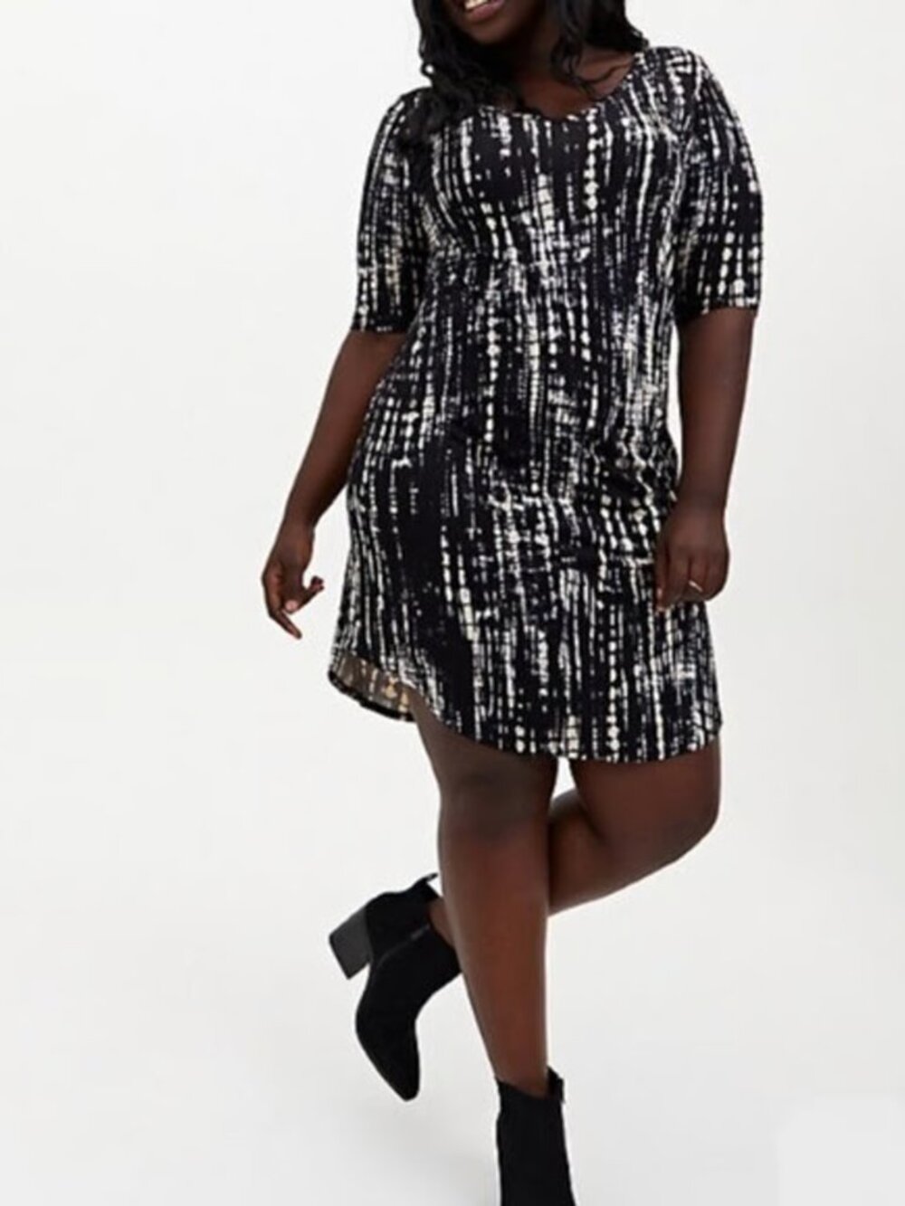 Torrid Mini Super Soft Tee Shirt Dress Tie Dye